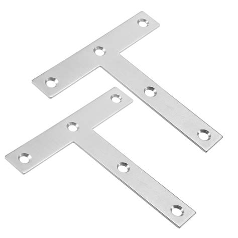 flat metal t brackets|lowe's metal brackets for wood.